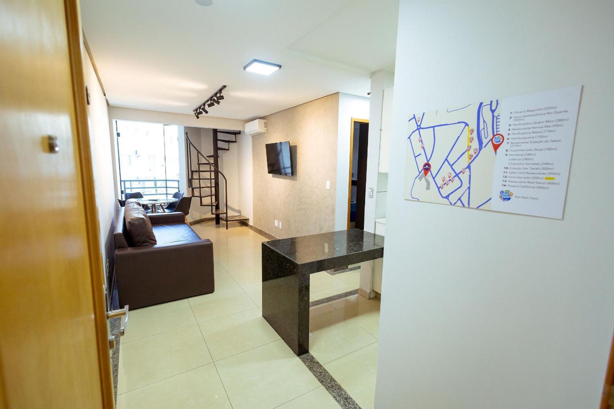 Thermas Paradise - Rio Quente- Duplex 3 Quartos Com Hidromassagem Экстерьер фото